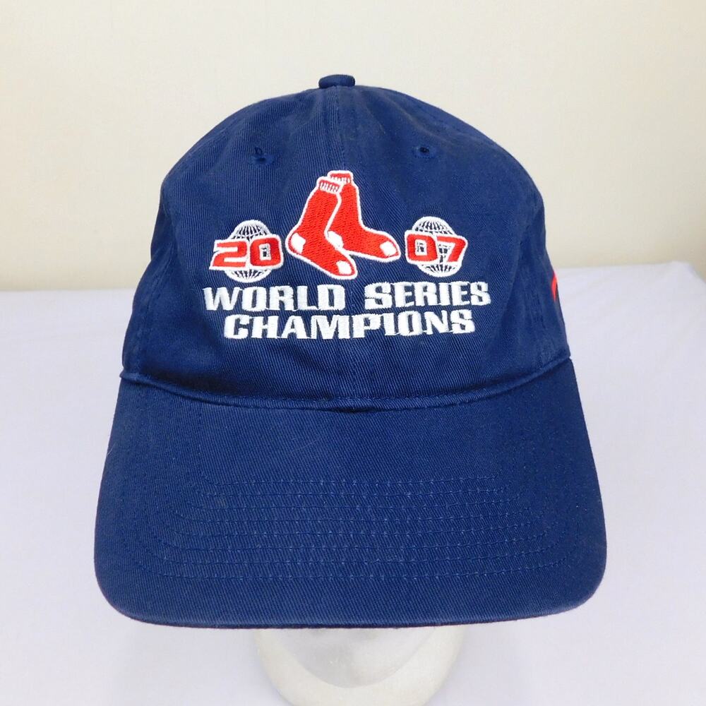 Nike Boston Red Sox 2007 World Series Champions Hat New Unworn Strapback Swoosh